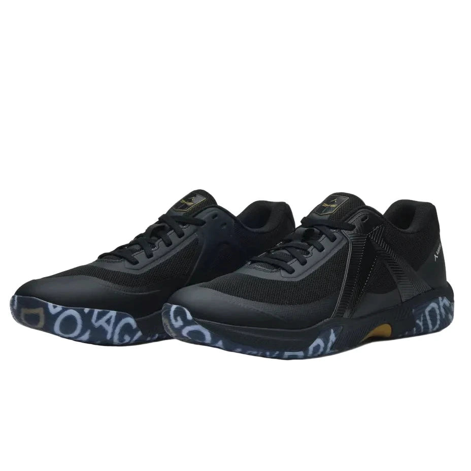Kanso DragonFly 2 Men's Indoor Shoe (Black/Gold) - RacquetGuys.ca