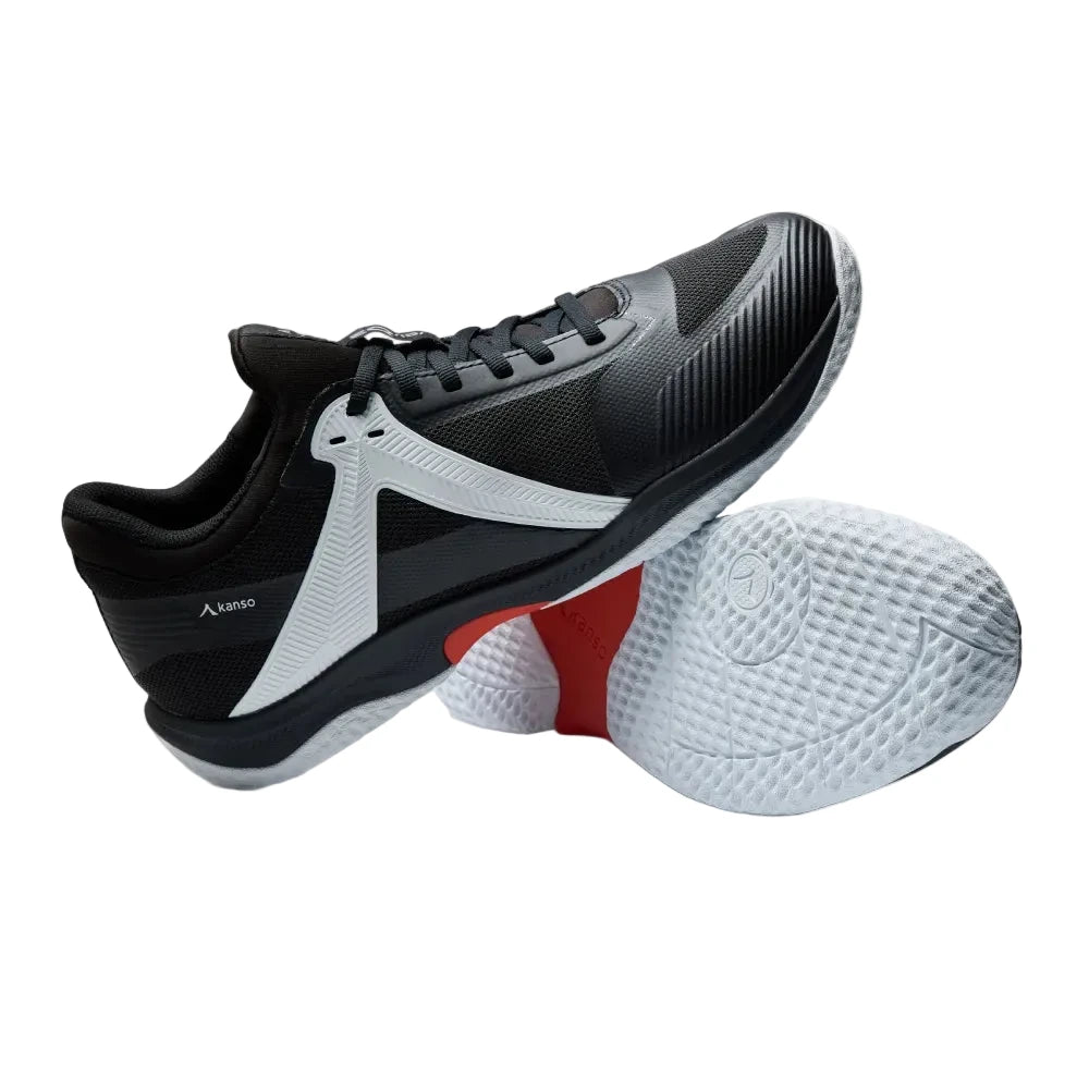 Kanso EQ ID Men's Indoor Shoe (Black/White) - RacquetGuys.ca
