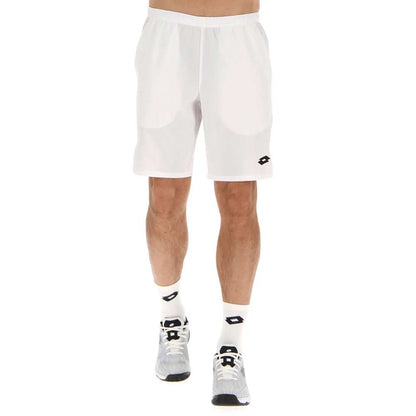 Lotto Men's Top Ten II Short 9-Inch (Bright White) - RacquetGuys.ca