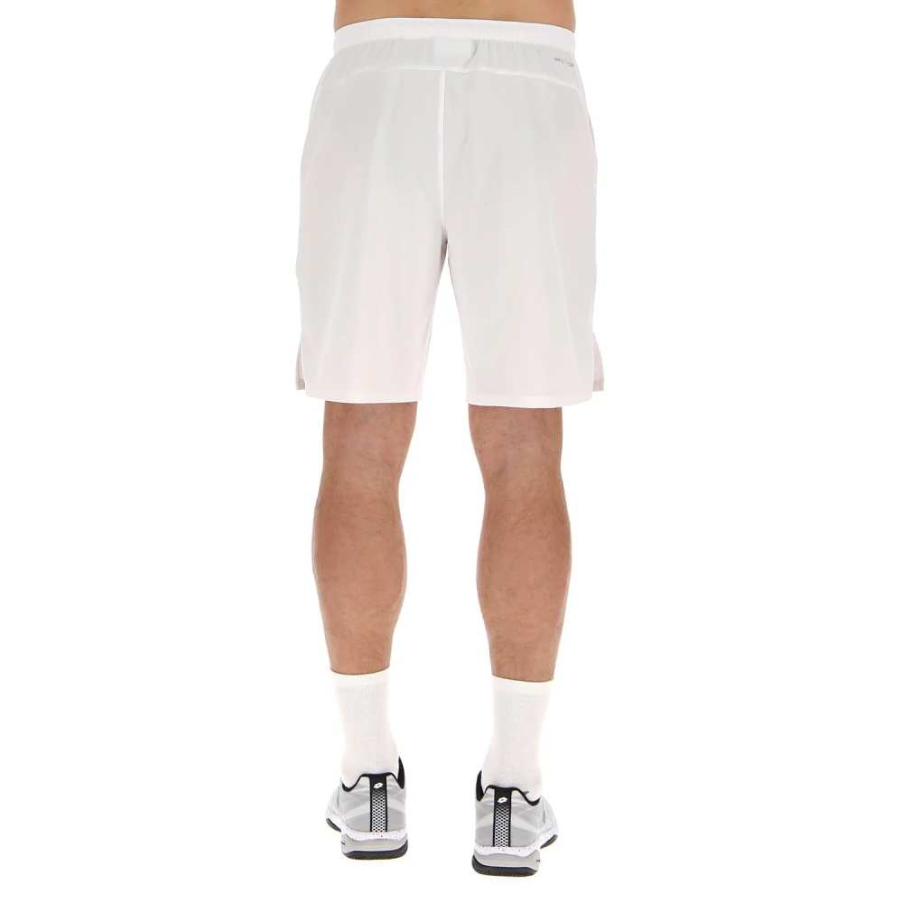 Lotto Men's Top Ten II Short 9-Inch (Bright White) - RacquetGuys.ca