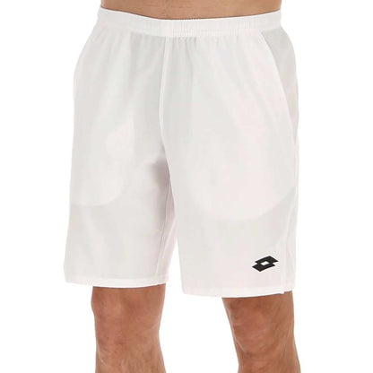 Lotto Men's Top Ten II Short 9-Inch (Bright White) - RacquetGuys.ca