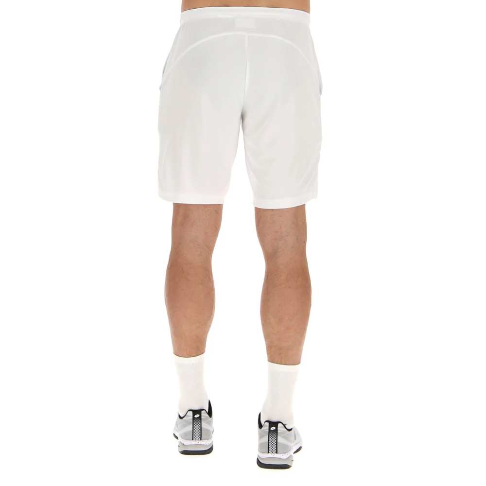 Lotto Men's Squadra II Short 9-Inch (Bright White) - RacquetGuys.ca