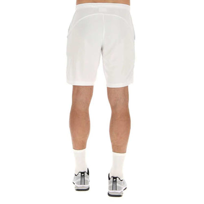 Lotto Men's Squadra II Short 9-Inch (Bright White) - RacquetGuys.ca