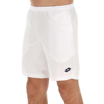 Lotto Men's Squadra II Short 9-Inch (Bright White) - RacquetGuys.ca