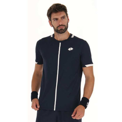 Lotto Men's Top IV Top (Navy Blue/Bright White) - RacquetGuys.ca