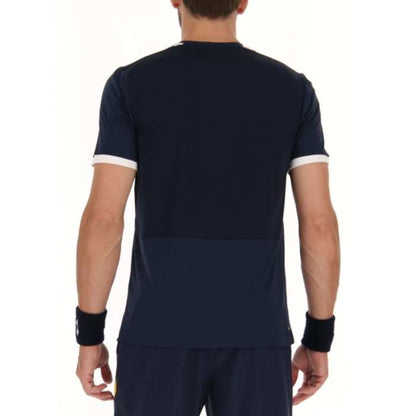Lotto Men's Top IV Top (Navy Blue/Bright White) - RacquetGuys.ca