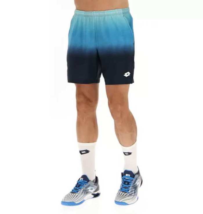 Lotto Men's Top IV Short 7-Inch (Blue/Navy Blue) - RacquetGuys.ca