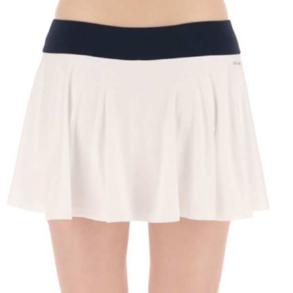 Lotto Women's Top IV Skirt (Bright White/Orange) - RacquetGuys.ca