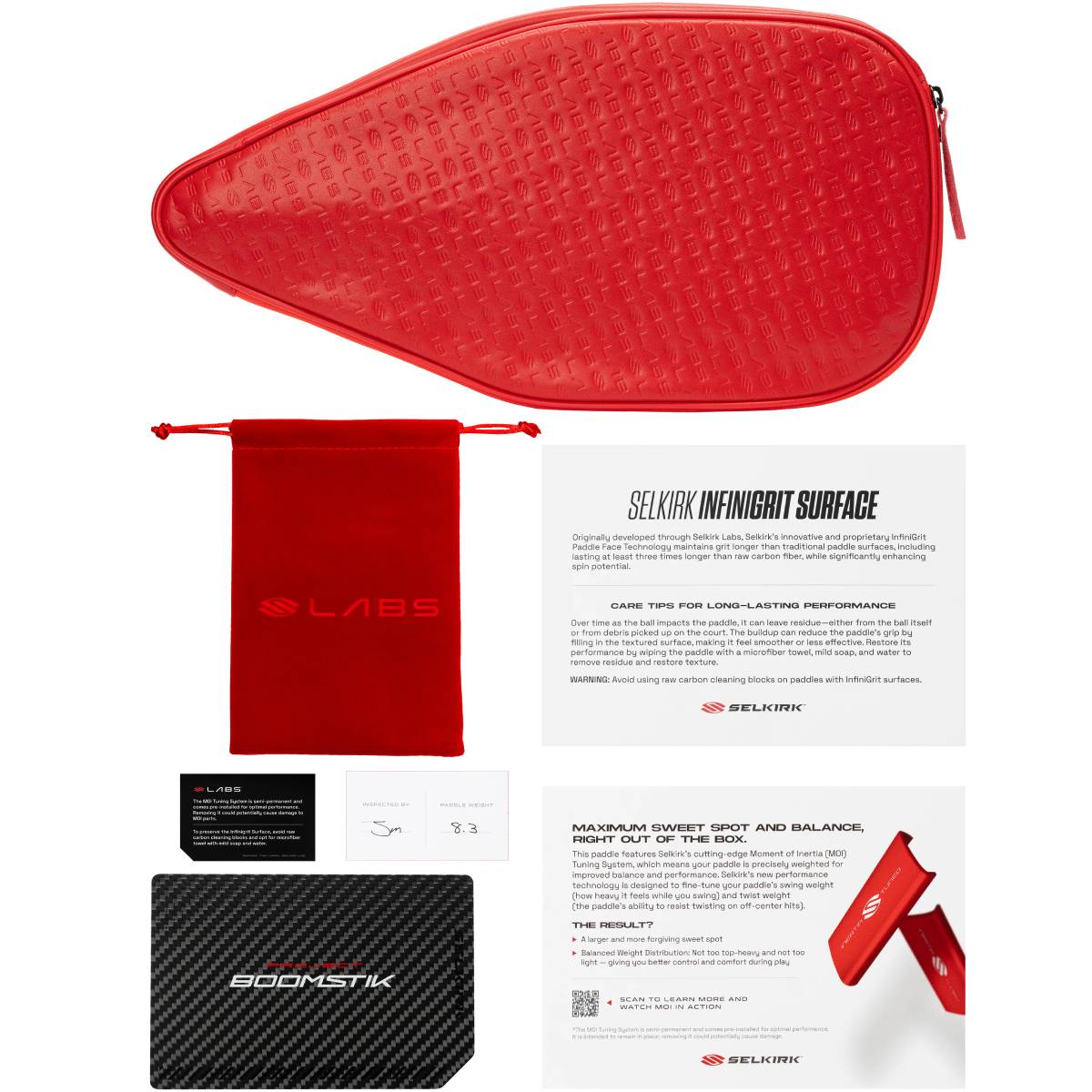 Selkirk Labs Project Boomstik Elongated Pickleball Paddle