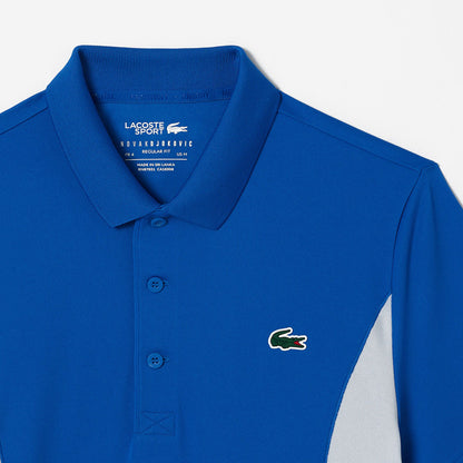 Lacoste Men's Regular Fit Jersey Tennis Polo (Blue) - RacquetGuys.ca