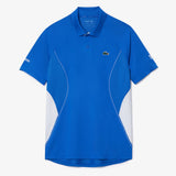 Lacoste Men's Regular Fit Jersey Novak Djokovic Tennis Polo (Blue) - RacquetGuys.ca
