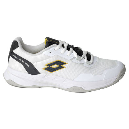 Lotto Mirage 600 III Men's Tennis Shoe (White/Asphalt) - RacquetGuys.ca