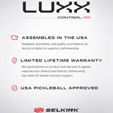 Selkirk Luxx Control Air S2 (Blue) - Demo Rental - RacquetGuys.ca