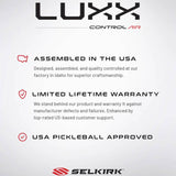 Selkirk Luxx Control Air S2 (Gold) - RacquetGuys.ca