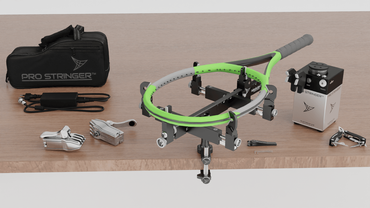 Pro Stringer Platinum 3.0 Tennis Portable Electronic Stringing Machine - RacquetGuys.ca