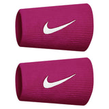 Nike Tennis Premier Doublewide Wristband (Pink/White) - RacquetGuys.ca