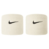 Nike Tennis Premier Wristbands 2 Pack (Coconut Milk/Black) - RacquetGuys.ca