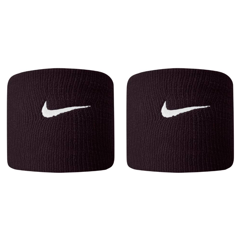 Nike Tennis Premier Wristband 2 PK (Burgundy Ash/White) - RacquetGuys.ca