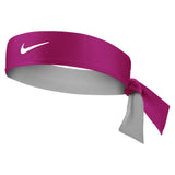 Nike Tennis Premier Tie Headband (Fire Berry/White)