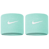 Nike Tennis Premier Wristbands 2 Pack (Turquoise/White) - RacquetGuys.ca