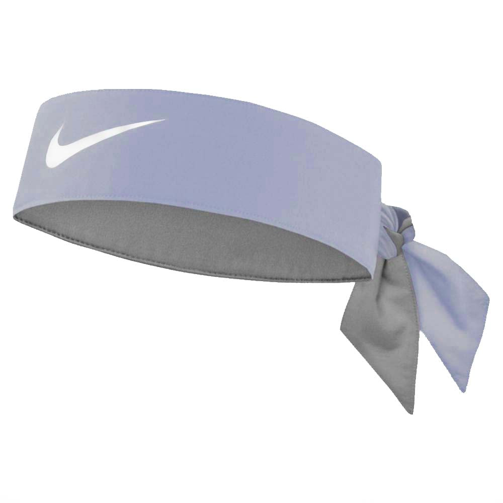 Nike Tennis Premier Tie Headband (Blue/White) - RacquetGuys.ca