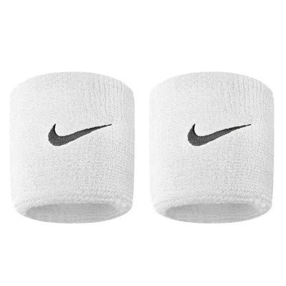 Nike Swoosh Wristband 2 Pack (White/Black) - RacquetGuys.ca