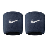 Nike Swoosh Wristbands 2 Pack (Obsidian/White)