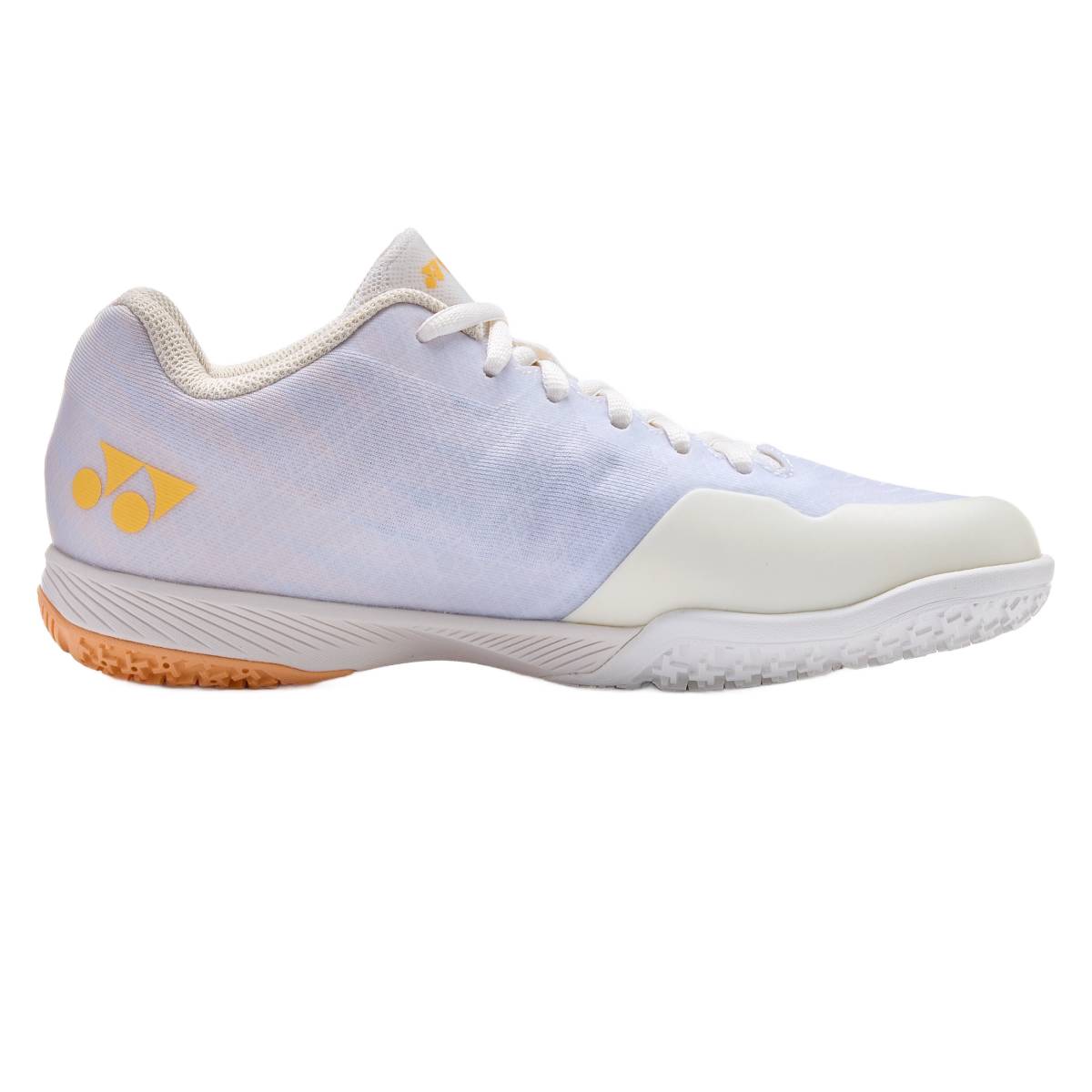 Yonex Power Cushion Aerus Z2 Women's Indoor Court Shoe (White/Orange) - RacquetGuys.ca