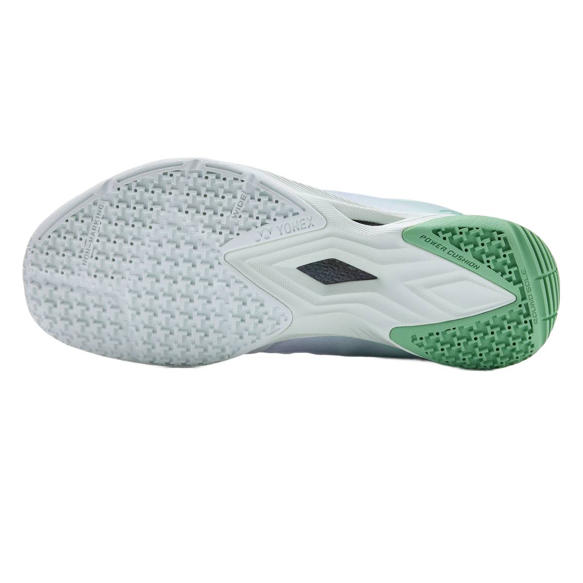 Yonex Power Cushion Aerus Z2 Wide Men's Indoor Court Shoe (White/Green) - RacquetGuys.ca