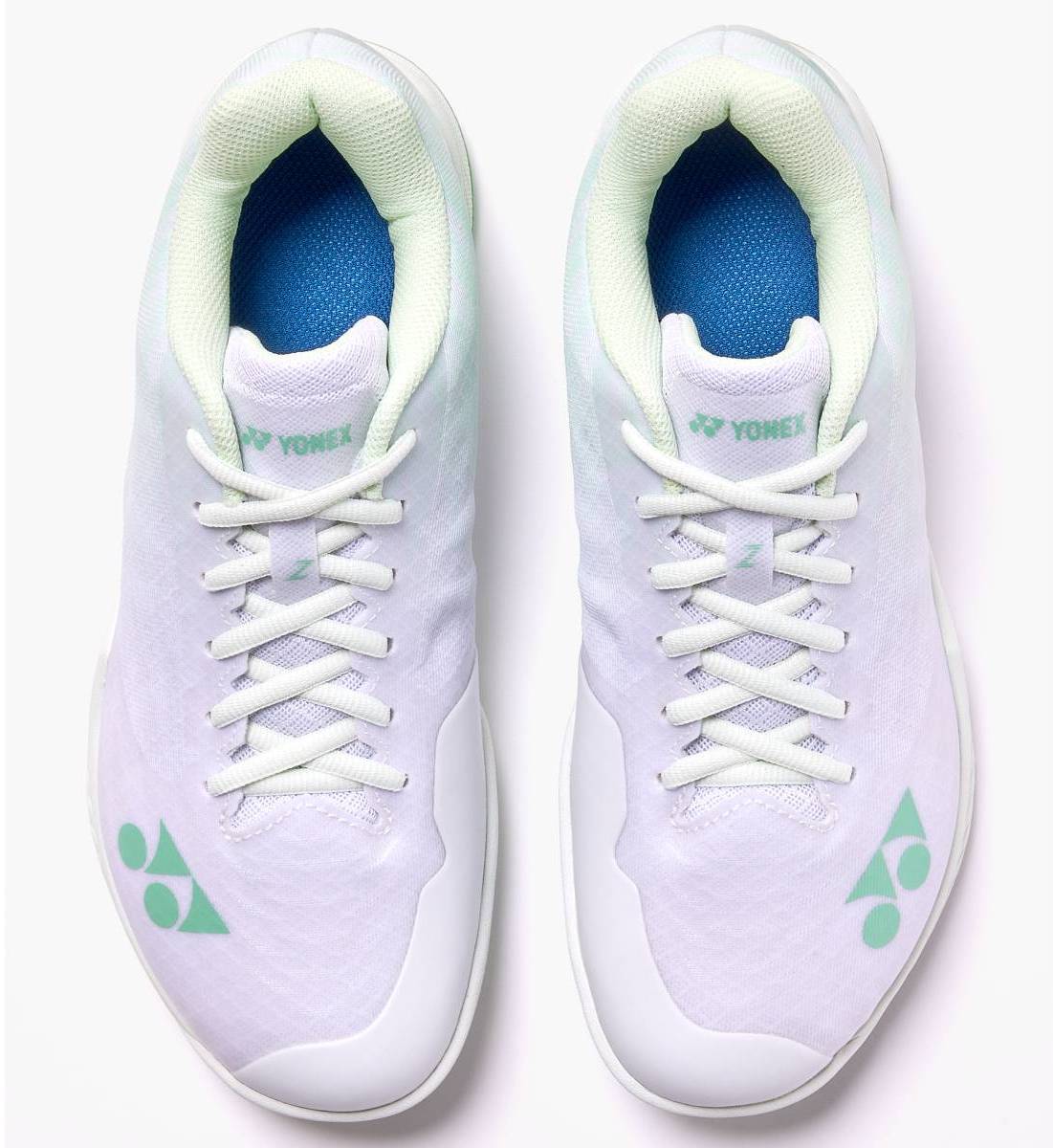 Yonex Power Cushion Aerus Z2 Wide Men's Indoor Court Shoe (White/Green) - RacquetGuys.ca