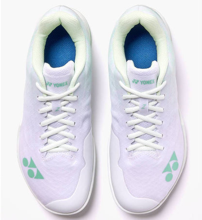 Yonex Power Cushion Aerus Z2 Wide Men's Indoor Court Shoe (White/Green) - RacquetGuys.ca