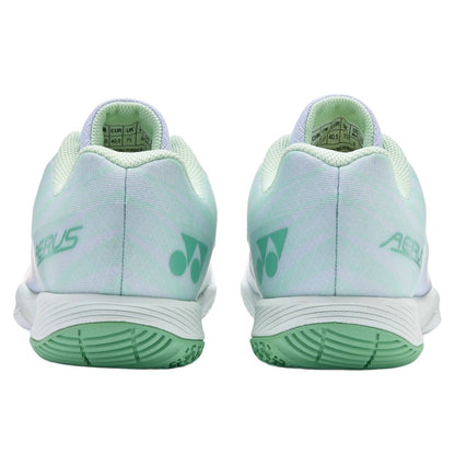 Yonex Power Cushion Aerus Z2 Wide Men's Indoor Court Shoe (White/Green) - RacquetGuys.ca