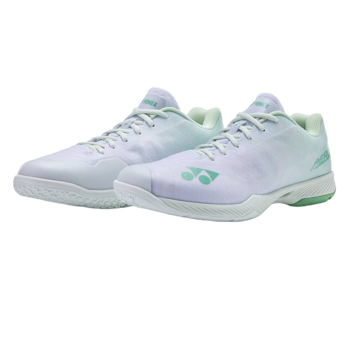 Yonex Power Cushion Aerus Z2 Wide Men's Indoor Court Shoe (White/Green) - RacquetGuys.ca