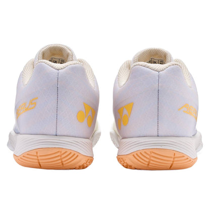 Yonex Power Cushion Aerus Z2 Women's Indoor Court Shoe (White/Orange) - RacquetGuys.ca
