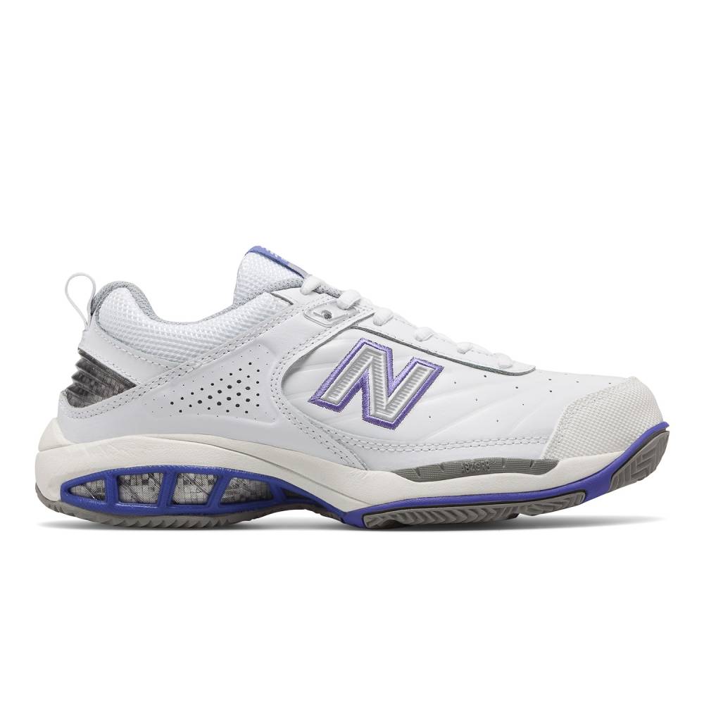 New Balance 806 Wide Women's Tennis Shoe (White) - RacquetGuys.ca