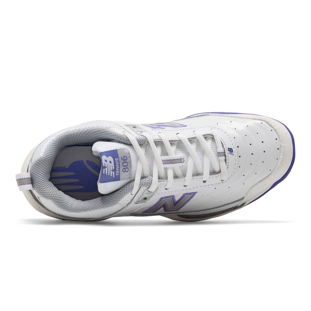 New Balance 806 Women's Tennis Shoe (White) - RacquetGuys.ca