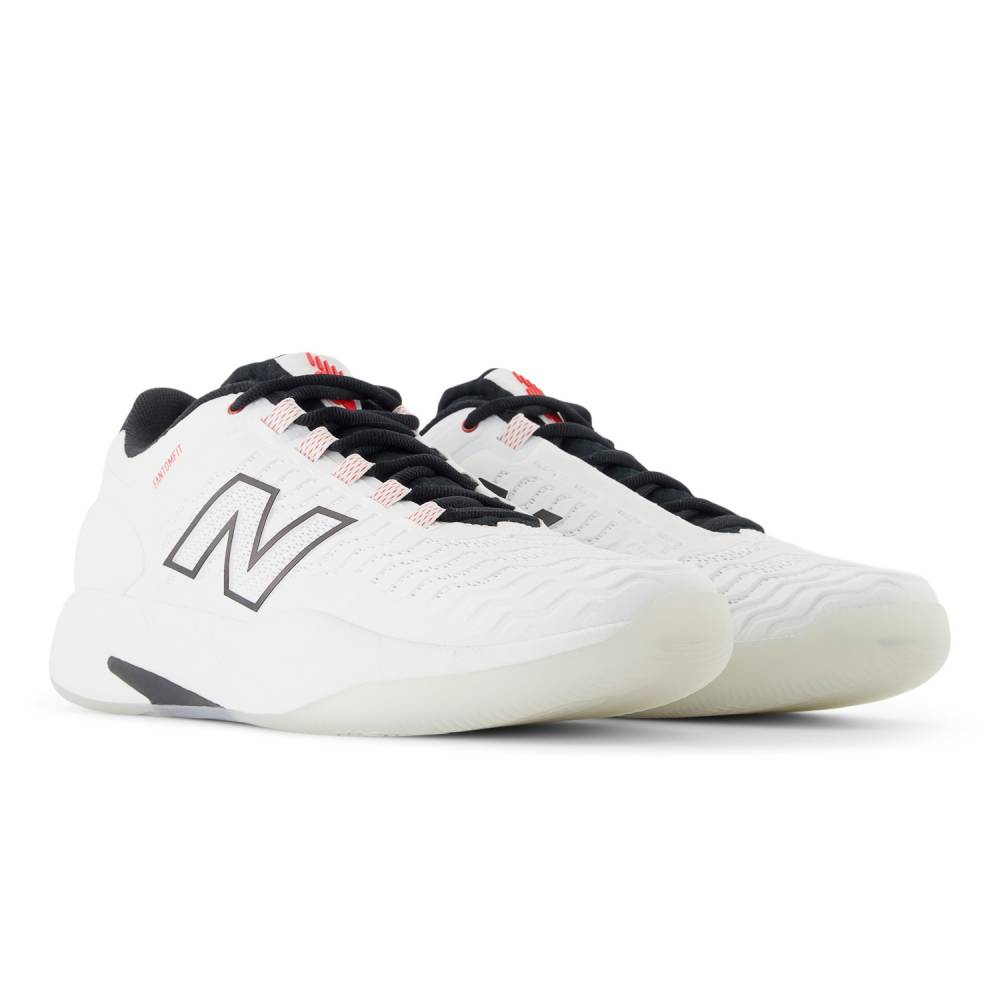 New Balance Fresh Foam X CT-Rally Wide Men's Tennis Shoe (White) - RacquetGuys.ca