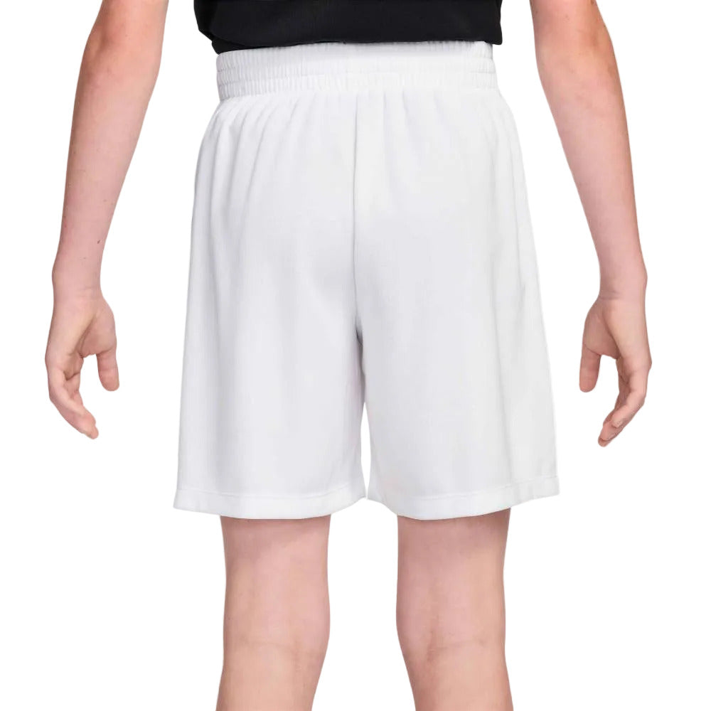 Nike Boy's Dri-FIT Multi Short (White/Black) - RacquetGuys.ca