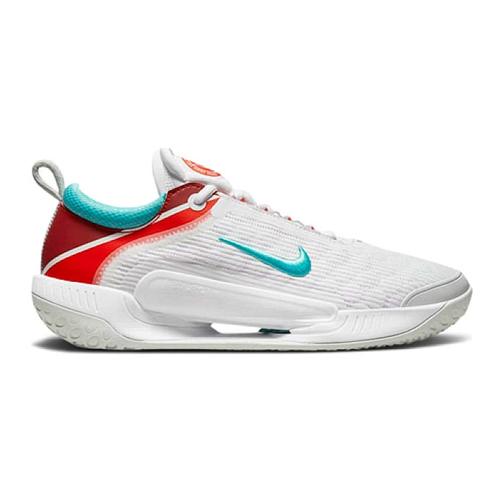 Nike Court Zoom NXT Men's Tennis Shoe (White/Washed Teal) - RacquetGuys.ca