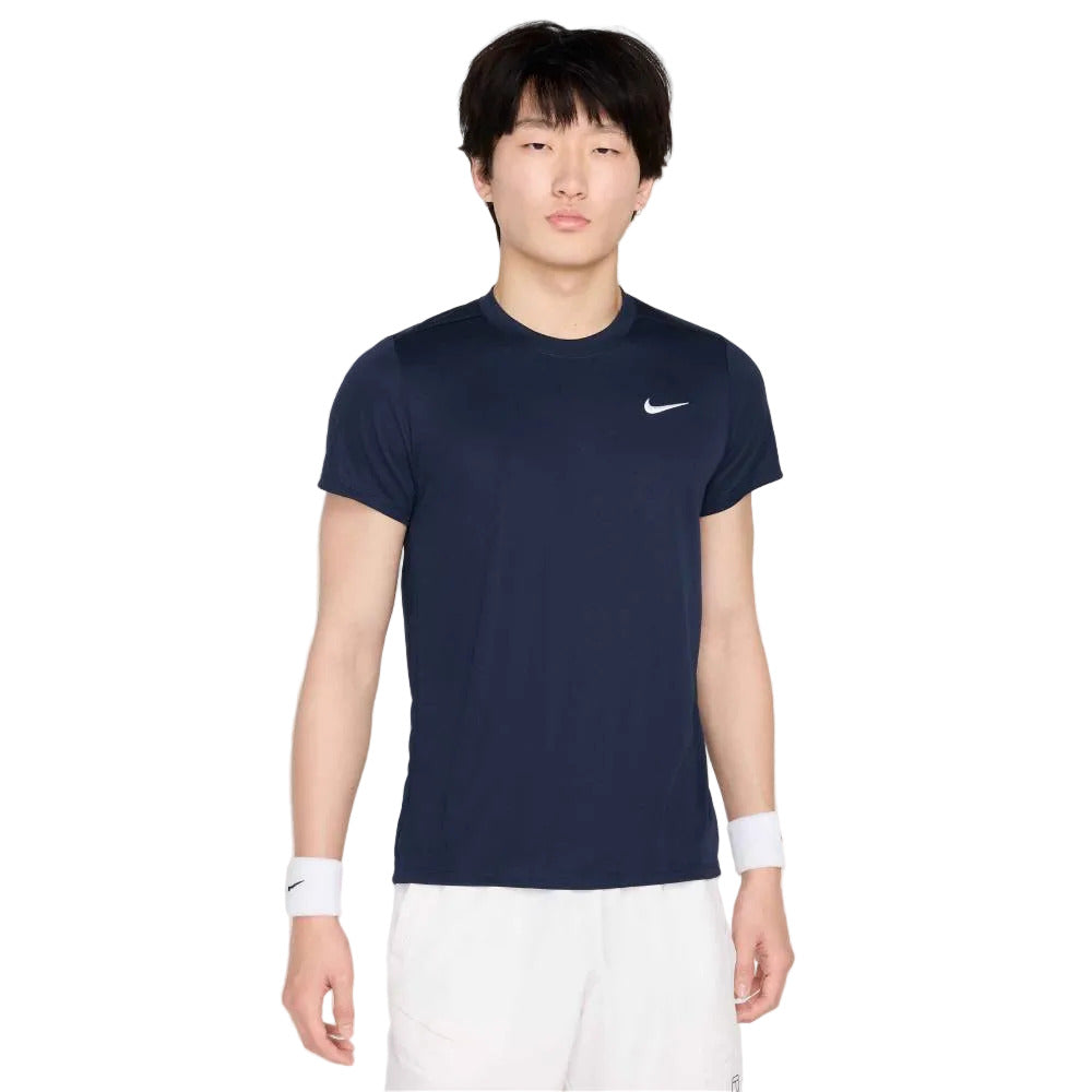 Nike Men's Dri-FIT Victory Top (Obsidian/White) - RacquetGuys.ca