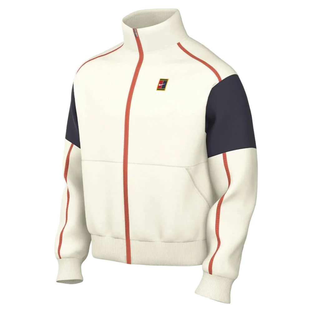 Nike Men's Heritage Jacket (Sail/Turf Orange) - RacquetGuys.ca