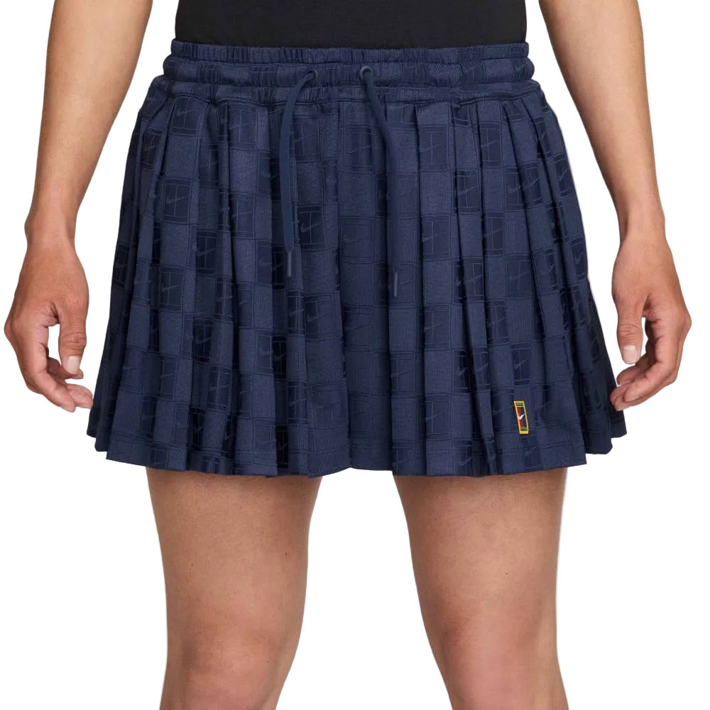 Nike Women's  Dri-FIT CRT CLTN HR Short (MidNight Navy) - RacquetGuys.ca