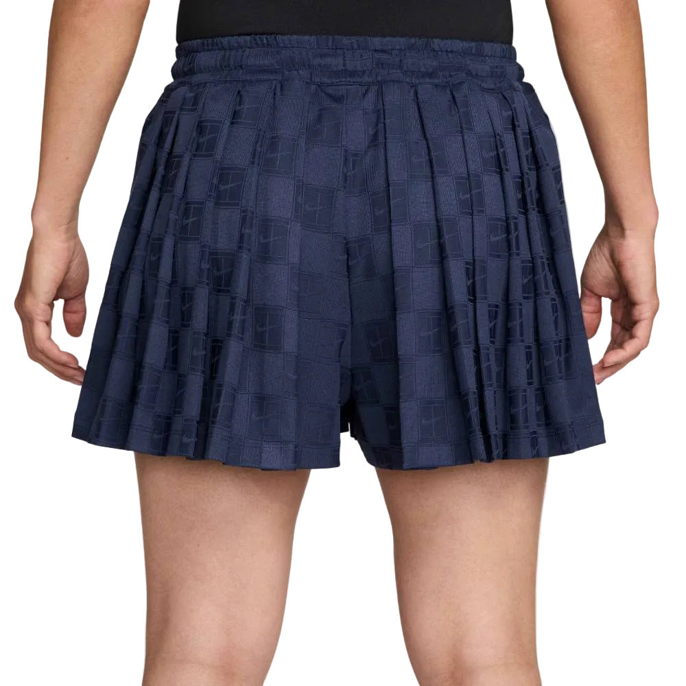 Nike Women's  Dri-FIT CRT CLTN HR Short (MidNight Navy) - RacquetGuys.ca