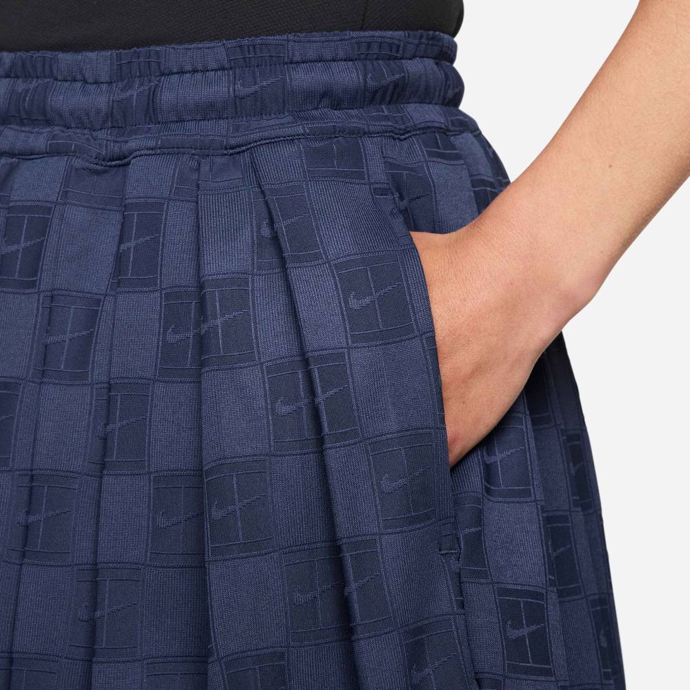 Nike Women's  Dri-FIT CRT CLTN HR Short (MidNight Navy) - RacquetGuys.ca