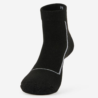 Thorlo Unisex Pickleball Light Cushion Ankle (Black) - RacquetGuys.ca