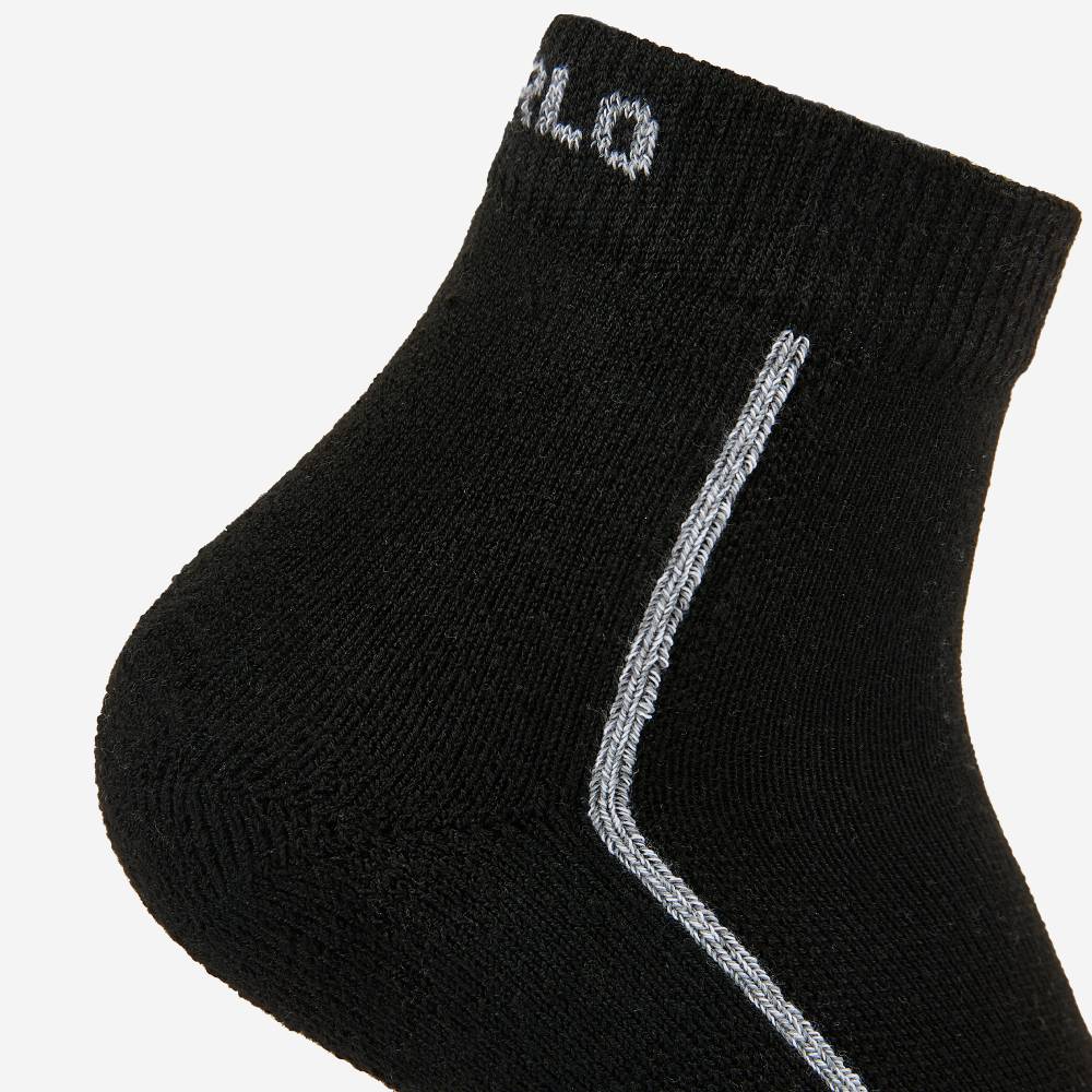 Thorlo Unisex Pickleball Light Cushion Ankle (Black) - RacquetGuys.ca