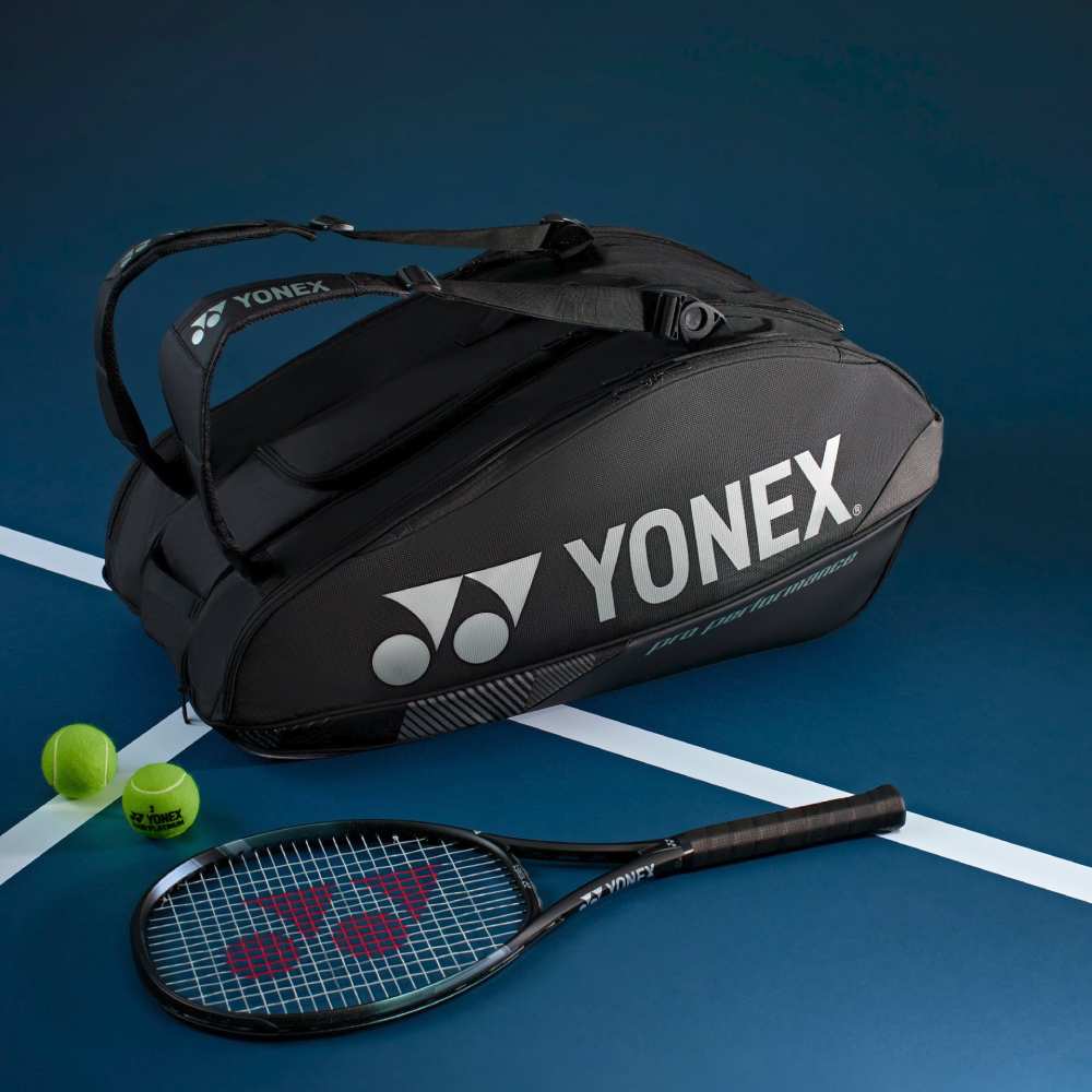 Yonex Pro 9-Racquet Bag (Black) - RacquetGuys.ca