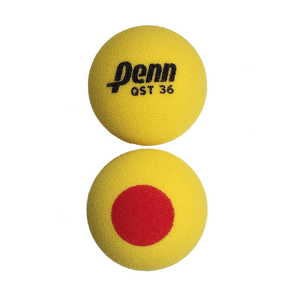 Penn QST 36 Foam Red Junior Tennis Balls (Box of 24 balls) - RacquetGuys.ca