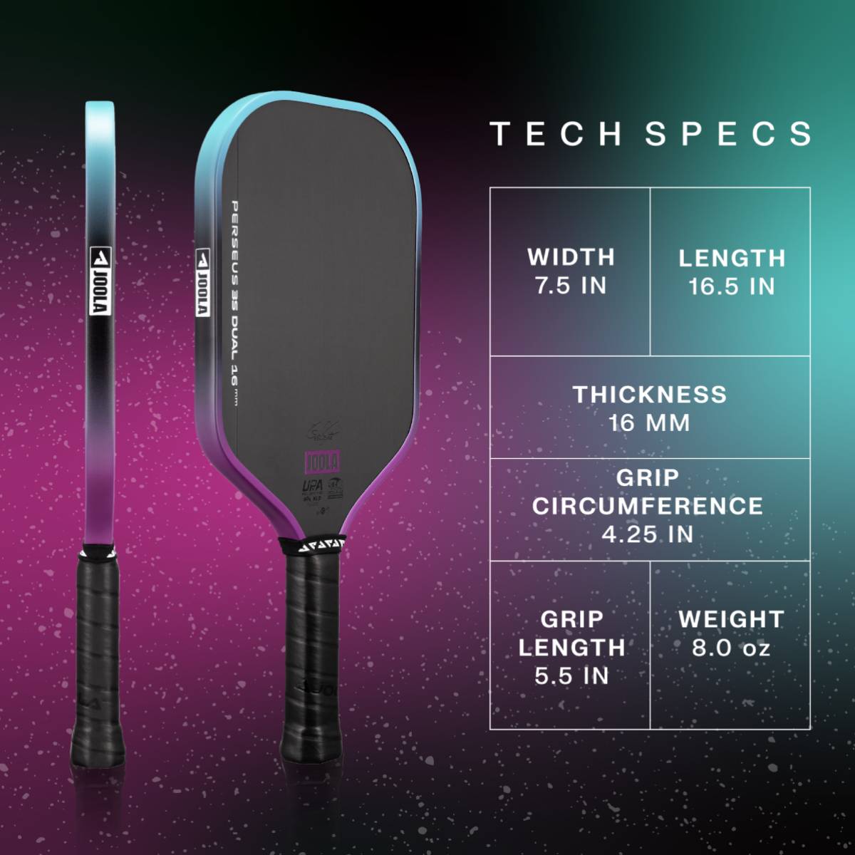 JOOLA Ben Johns Perseus Pro 3S Dual - Demo Rental - RacquetGuys.ca