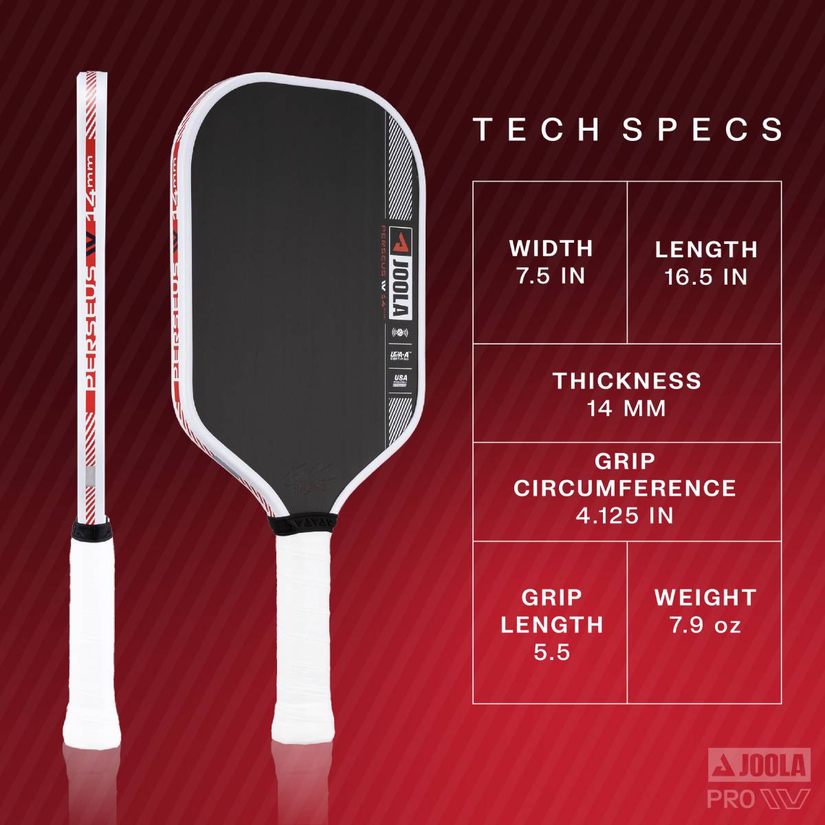 JOOLA Ben Johns Perseus Pro IV Pickleball Paddle – RacquetGuys.ca